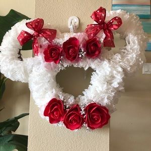 Darling Valentines Mickey Mouse Wreath